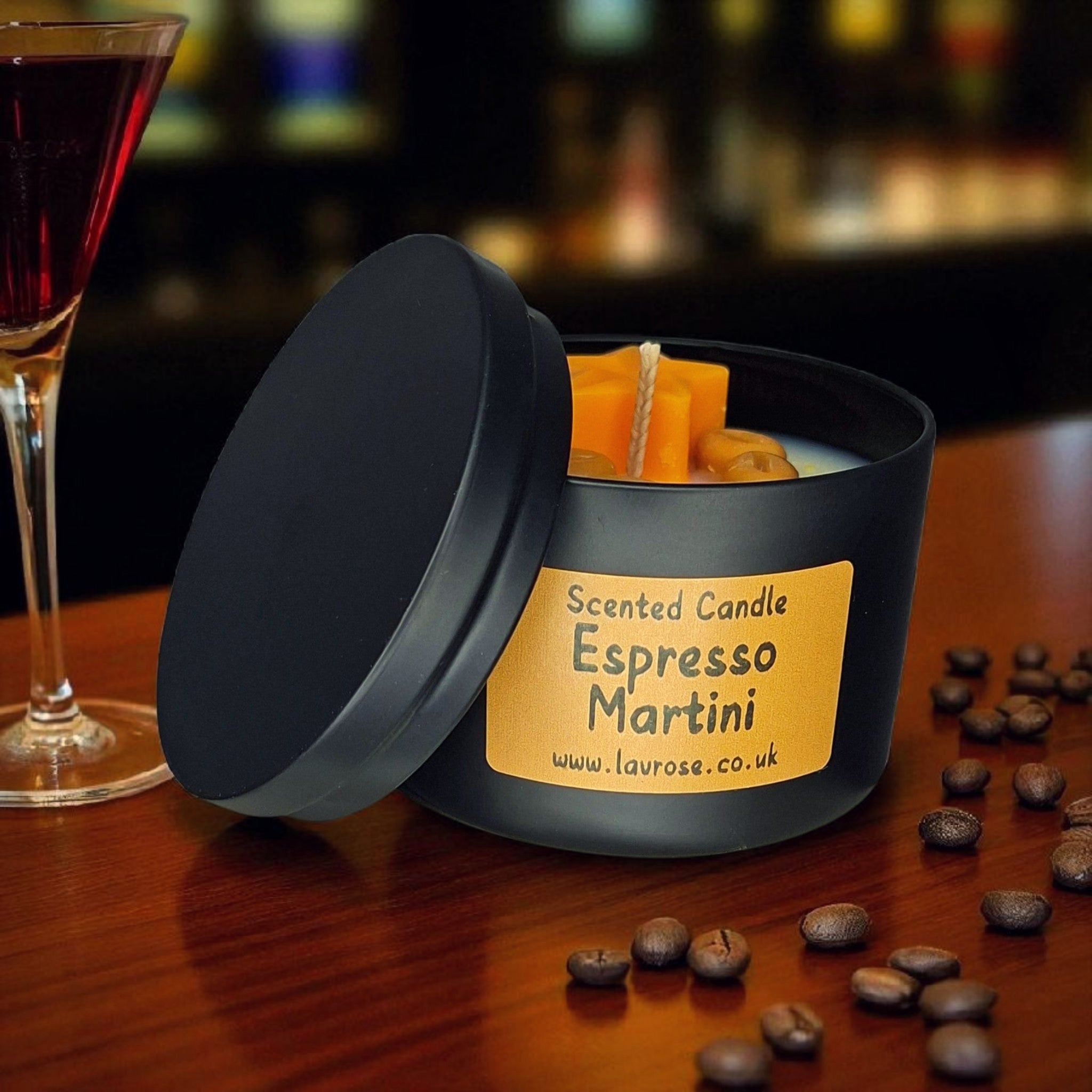 Coffee Candle Expresso Martini Scented Candles Gifts For Women Men 100% Natural Soy Wax Long Burn New Home Candle Gifts For Birthday Valentines - View #8