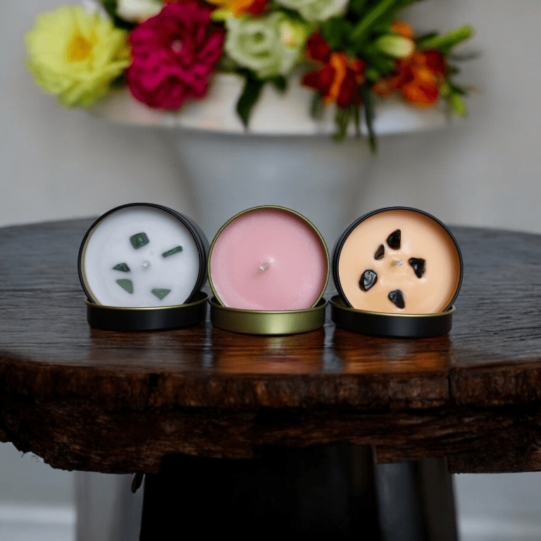 Garden Bliss Trio Candle Set - Lavrose eco - friendly scented candle, coconut - soy wax, sustainable, vegan, cruelty free, paraben free, clean burning, natural ingredients, toxin free, no additives