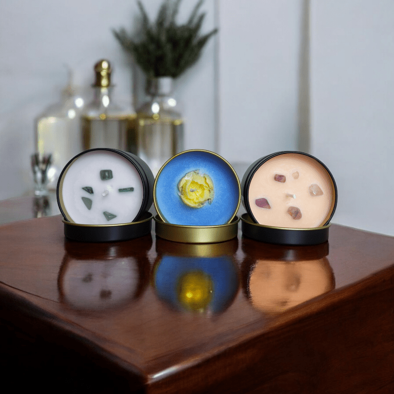 Scented Harmony Trio Candle Set - Lavrose eco - friendly scented candle, coconut - soy wax, sustainable, vegan, cruelty free, paraben free, clean burning, natural ingredients, toxin free, no additives