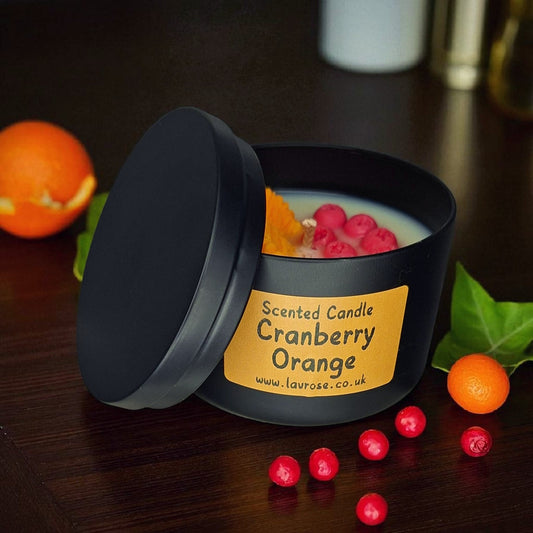 Cranberry Orange Scented Candle