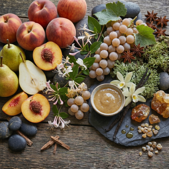 Golden Fizz Scented Candle - Lavrose eco-friendly scented candle, coconut-soy wax, sustainable, vegan, cruelty free, paraben free, clean burning, natural ingredients, toxin free, no additives