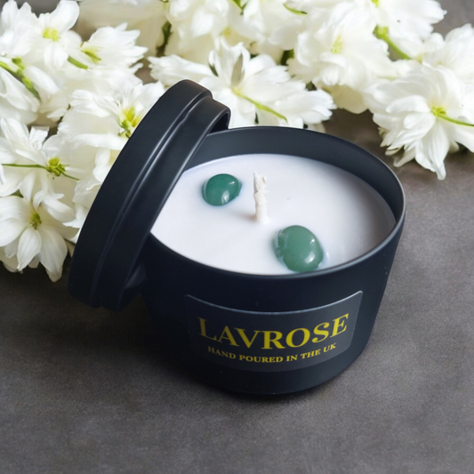 White Lavender Scented Candle