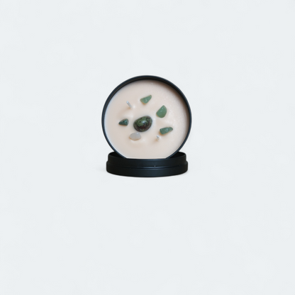 Black Fig and Honey with Gemstone Scented Candle