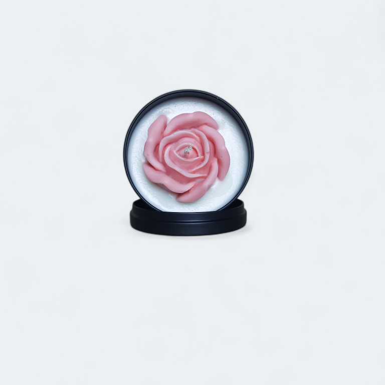 Damask Rose Scented Candle